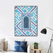 Coastal Moroccan Charm Artisan Canvas Collection Infused with Boho Sophistication
