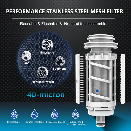 Full-Automatic Rotary Backwash Pre-Filter System for Whole House Sediment Water Purification