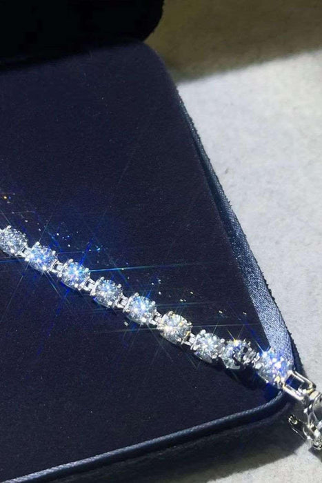 Lustrous Lab-Grown Diamond and Moissanite Bracelet - Embrace Elegance