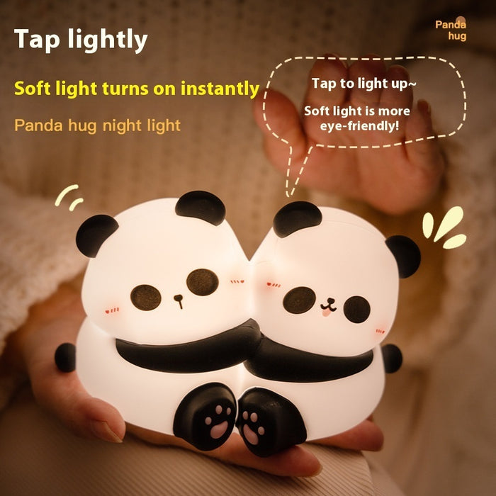 Panda Cuddle LED Night Light for Desk Decor