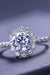 Exquisite Moissanite Floral Cluster Ring - Intricate Luxury Jewelry Piece