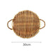 Circular Rattan Tray: Stylish Serving Essential for Every Occasion