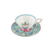 European Butterfly Charm Porcelain Tea Set with British Sophistication