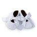 Adorable Baby Girl Crib Shoes with Butterfly Knot - Non-slip Soft Cotton Rubber First Walkers