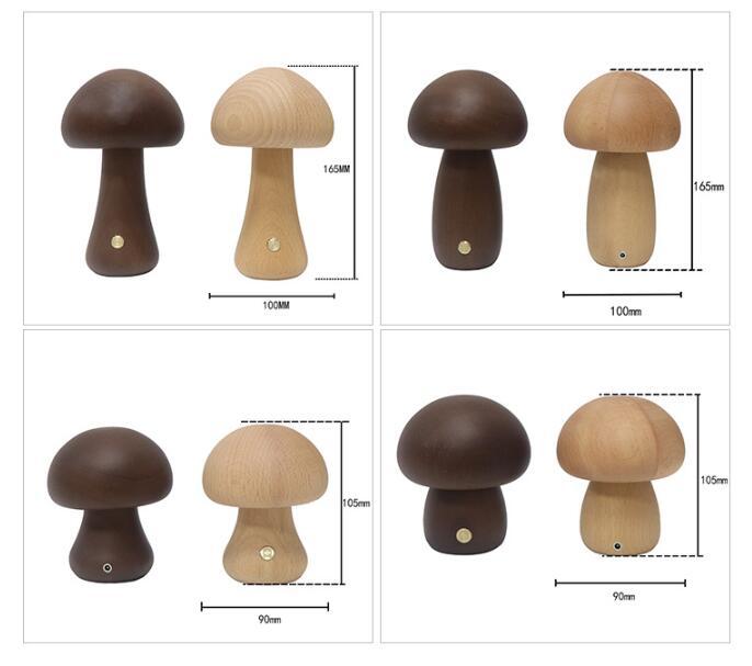 Mushroom Glow: Touch LED Night Light 🕯️✨