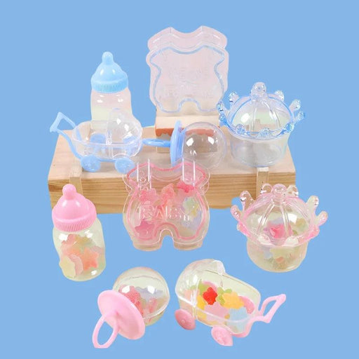 Charming Kawaii Baby Carriage Treat Box Collection - Ideal for Celebrating Little Ones