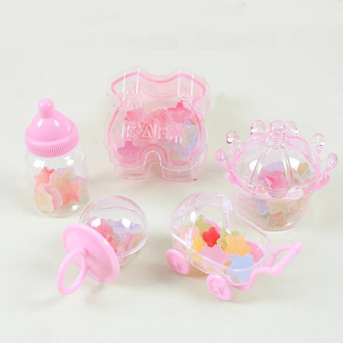 Adorable Kawaii Baby Carriage Candy Box Set - Perfect for Celebrating Little Ones