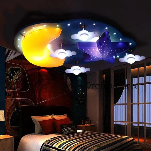 Children's Playful 6-Light LED Ceiling Lamp | Whimsical Art Deco Design