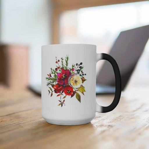 Magical Color-Changing Christmas Ceramic Mug - A Whimsical Morning Experience