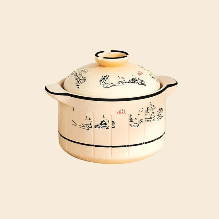 Colorful Ceramic Casserole Set for Gas Stove and Oven - Cooking Pot Ensemble for Culinary Creations