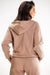 Stylish Zippered Sweatshirt with Chic Detailing and Handy Pockets