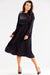 Elegant Flared Waist-Tie Everyday Dress