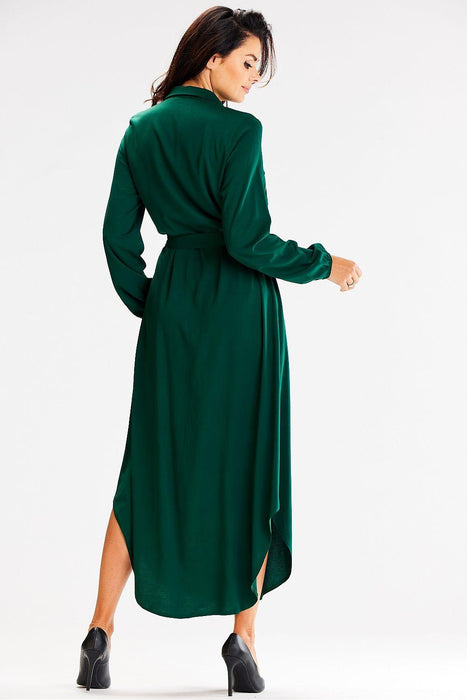 Elegant Belted Maxi Shirt Dress for Effortless Chic