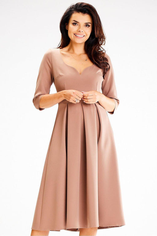 Elegant Flared A-Line Dress