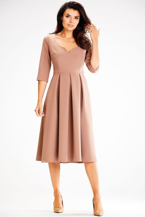 Elegant Flared A-Line Dress