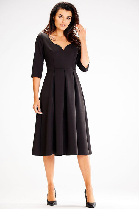 Elegant Flared A-Line Dress