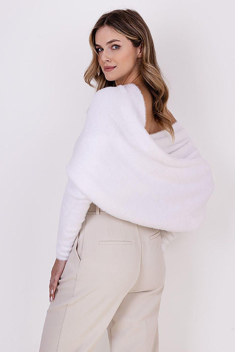 Luxurious Wrap Around Bristle Yarn Sweater MKM