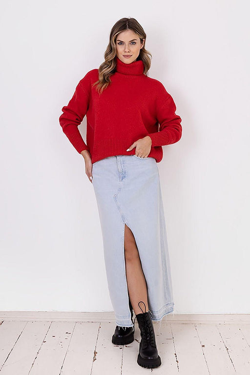 Chic Comfort Knit Turtleneck Sweater