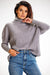 Elegant Ribbed Knit Turtleneck Jumper