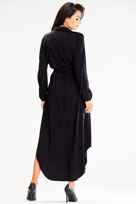 Elegant Belted Maxi Shirt Dress for Effortless Chic