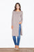 Elegant Women's Long Sleeve Tunic with Trendy Side Slits for Legging Styling