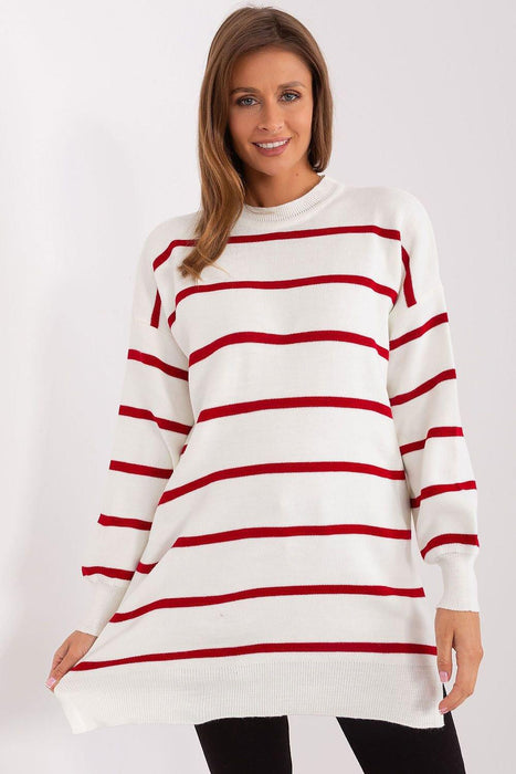 Cozy Striped Long Sleeve Jumper for Stylish Versatility