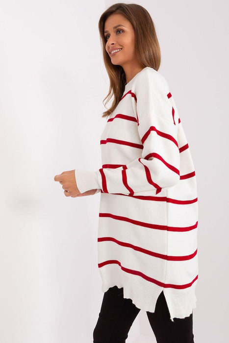 Cozy Striped Long Sleeve Jumper for Stylish Versatility