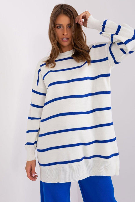 Cozy Striped Long Sleeve Jumper for Stylish Versatility