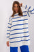 Cozy Striped Long Sleeve Jumper for Stylish Versatility