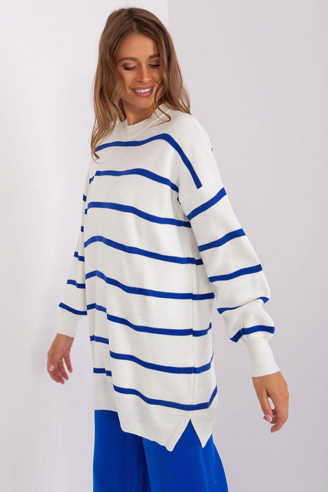 Cozy Striped Long Sleeve Jumper for Stylish Versatility