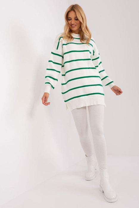 Cozy Striped Long Sleeve Jumper for Stylish Versatility