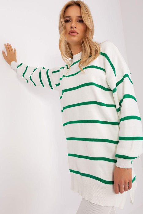 Cozy Striped Long Sleeve Jumper for Stylish Versatility