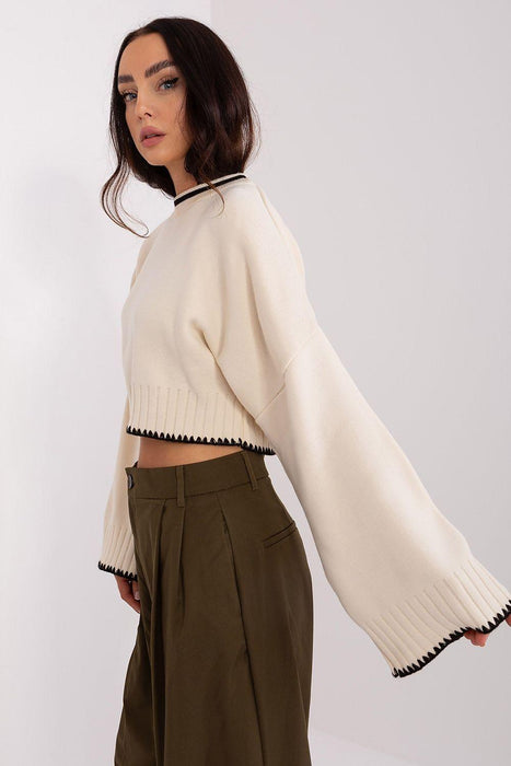 Cozy Oversized Acrylic Sweater with Long Sleeves