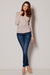 Chic V-Neck Sweater with Flattering Envelope Cut