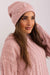 Winter Chic Knit Beanie with Decorative Applique