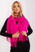 Chic Winter Wrap with Tassel Accents - Luxurious 100% Polyester, 196 cm Long