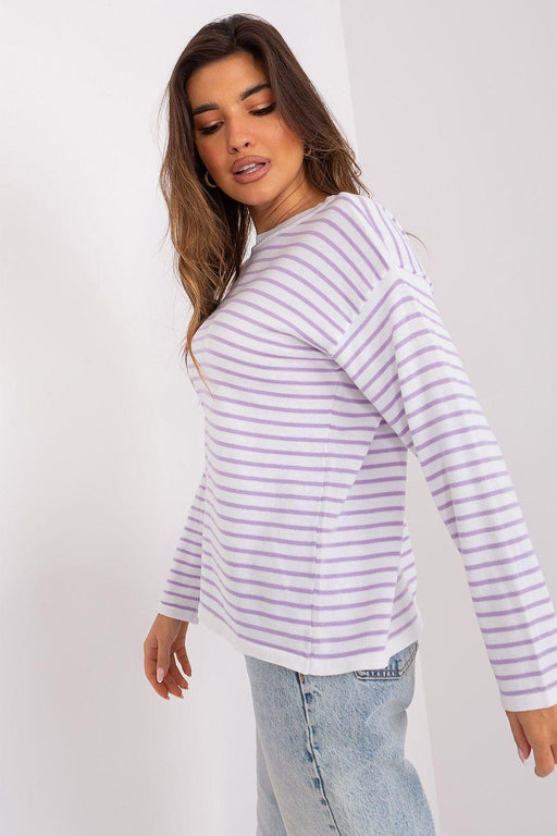 Striped Elegance Sweater