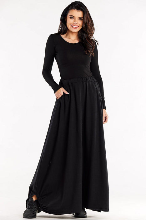 Timeless Trapeze Maxi Skirt