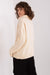 Elegant Variegated Acrylic Jumper with Textured Detail