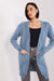 Chic Variegated Long Cardigan with Handy Slip Pockets