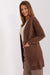 Chic Variegated Long Cardigan with Handy Slip Pockets