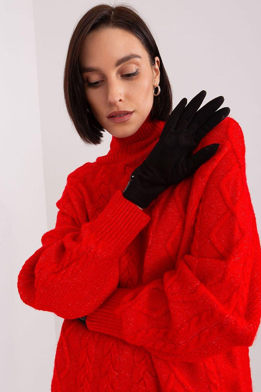 Elegant Touchscreen Floral Gloves