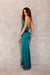 Elegant Lamelia Open Back Evening Maxi Dress by Roco Fashion