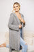 Trendy Oversized Hooded Knit Cardigan