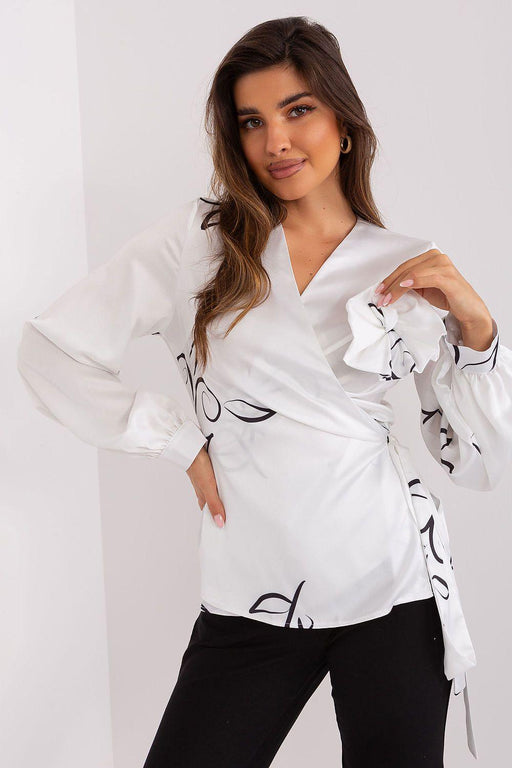 Romantic Heart Neckline Elegant Blouse