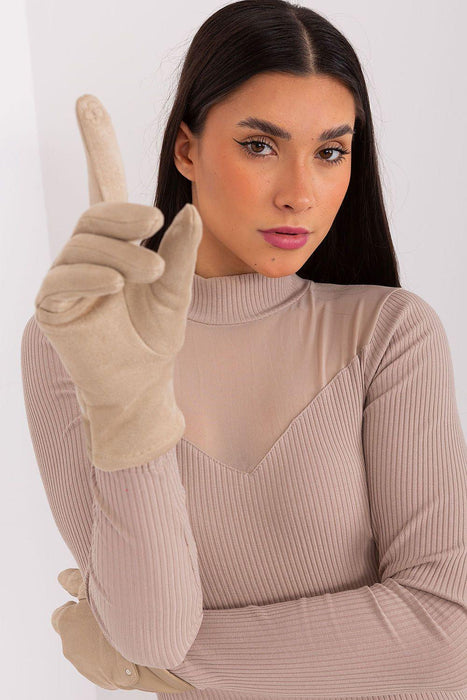 Elegant Touchscreen Floral Gloves