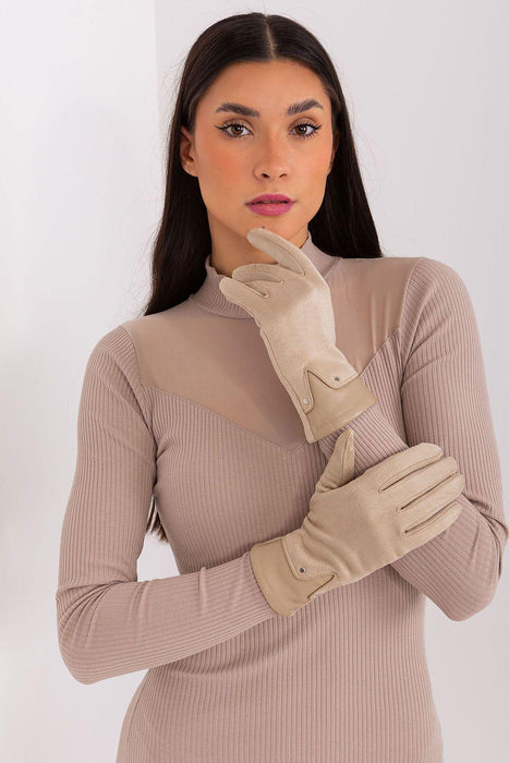 Elegant Touchscreen Floral Gloves