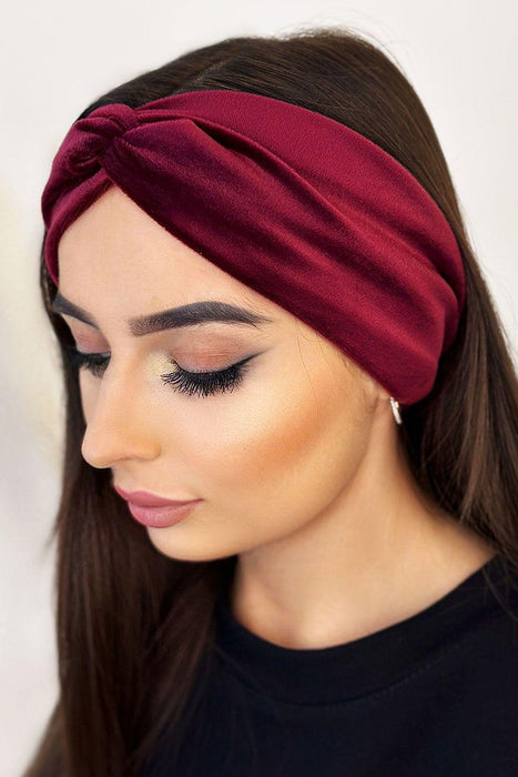 Velvet Elegance Twist Headband