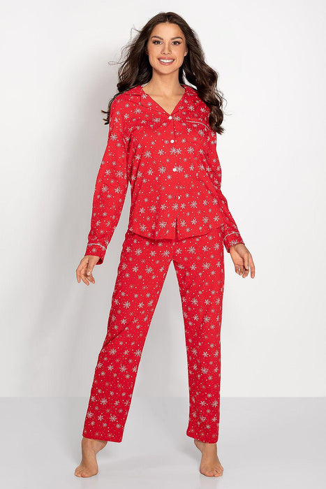 Festive Holiday Dreams Cotton Pajama Set