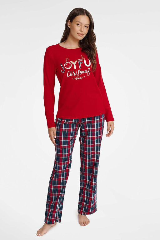 Joyful Holiday Spirit Women's Cotton Lounge Set